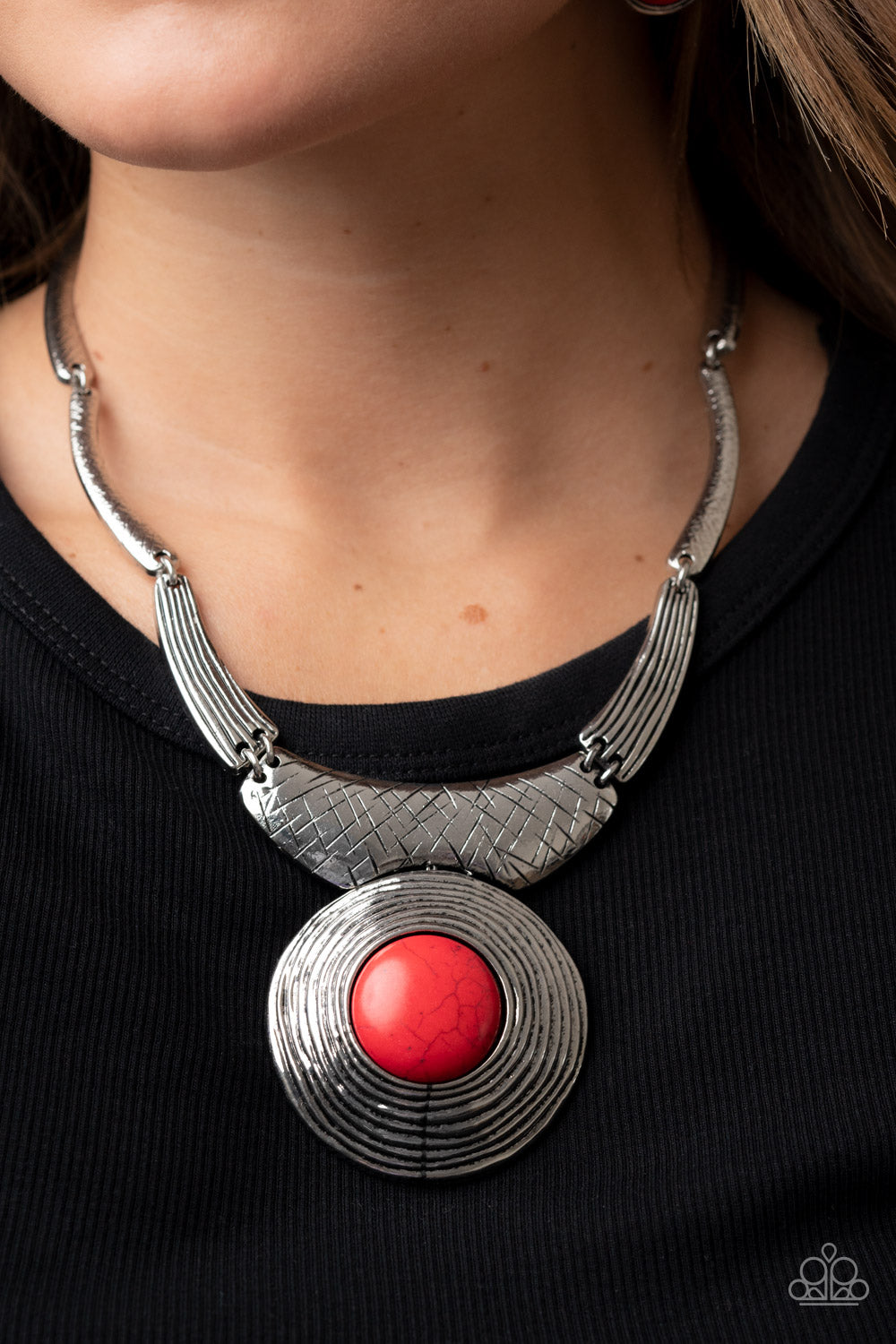 Dibs on the Dazzle Red Necklace Paparazzi – Daria's Blings N Things